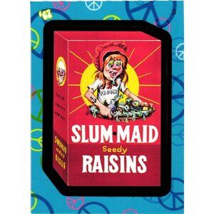 2008 Topps Wacky Pack Flashback To '67 Card #3 Slum Maid Seedy Sticker Die Cut